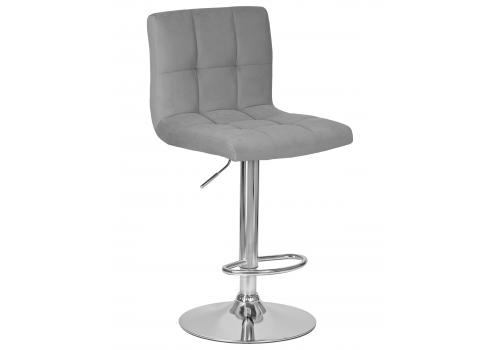  Стул барный DOBRIN CANDY, серый велюр (MJ9-75), фото 1 