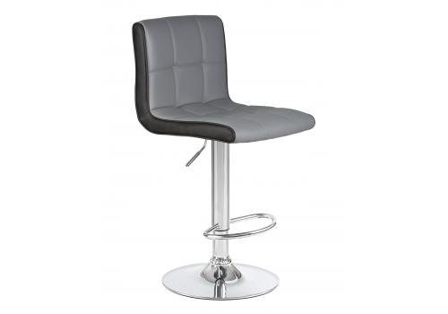  Стул барный DOBRIN CANDY, светло-серый-чёрный, фото 1 