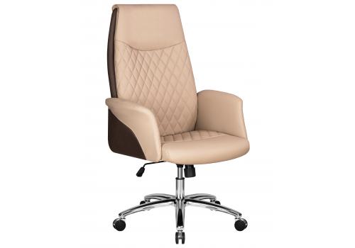  Офисное кресло для руководителей DOBRIN LEONARD, коричнево-бежевый, фото 1 
