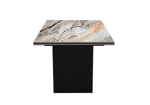  Стол DikLine EKD160, Керамика Venetian Brown Light глянец (К4), опоры черные (2 уп.), фото 4 
