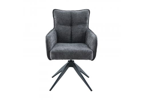  Стул DikLine 6826 т.к Серая Raven 15, опоры черные, фото 4 