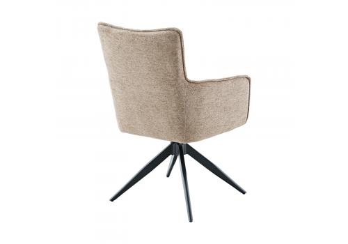  Стул DikLine 6826 т.к Темно-бежевая Raven 34, опоры черные, фото 4 