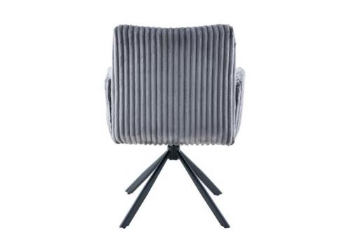  Стул DikLine 6827 т.к Серая Velo 13, опоры черные, фото 5 