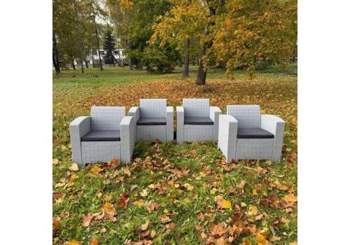  Комплект из 4-х кресел LANA LUX светло-серый, фото 1 