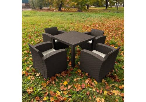  Комплект LANA LUX MINI DINING L коричневый, фото 1 