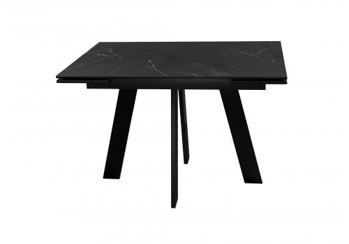  Стол DikLine SKM110 Керамика Черный мрамор/опоры черные, фото 3 