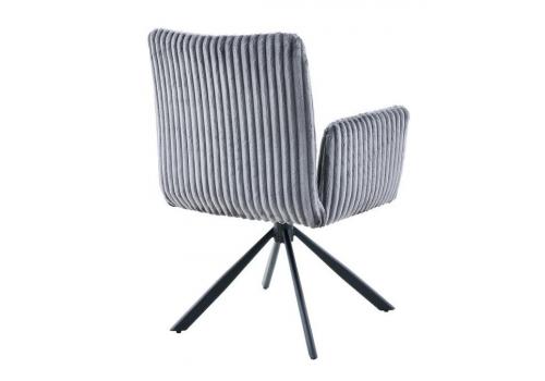  Стул DikLine 6827 т.к Серая Velo 13, опоры черные, фото 4 