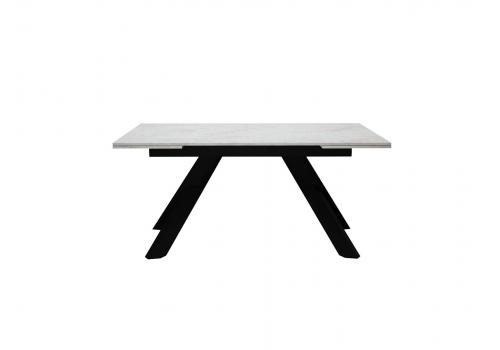  Стол DikLine DX140M Хромикс белый/опоры черные (2 уп.), фото 5 