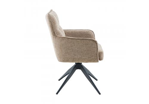  Стул DikLine 6826 т.к Темно-бежевая Raven 34, опоры черные, фото 3 