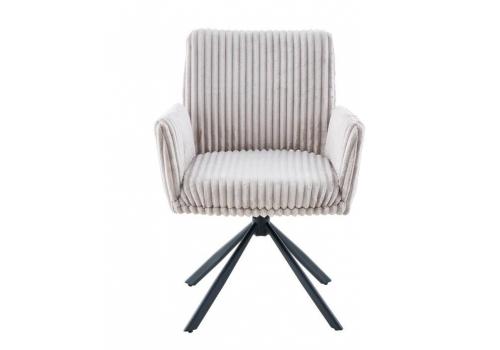  Стул DikLine 6827 т.к Бежевая Velo 30, опоры черные, фото 5 