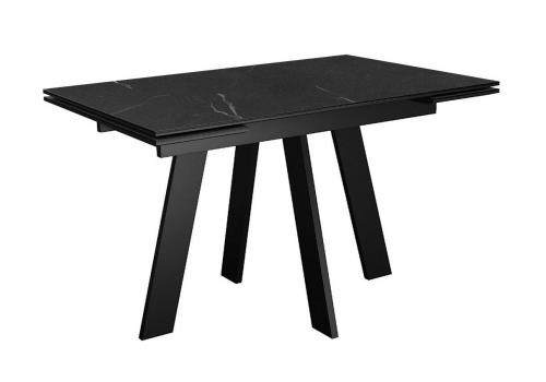  Стол DikLine SKM110 Керамика Черный мрамор/опоры черные, фото 1 