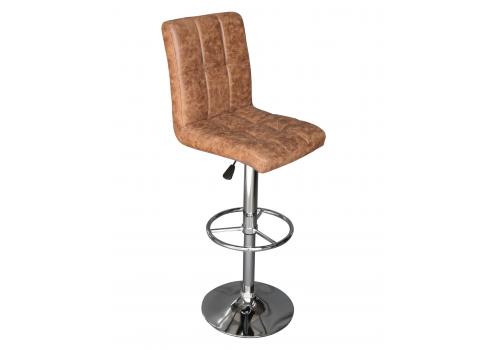  Стул барный DOBRIN KRUGER, античный коричневый, фото 1 
