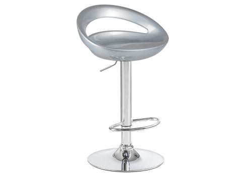  Стул барный DOBRIN DISCO, серебряный, фото 1 