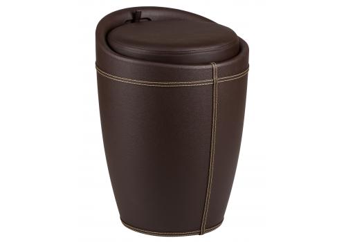  Табурет с местом для хранения LM-1100HPVC, коричневый, фото 1 