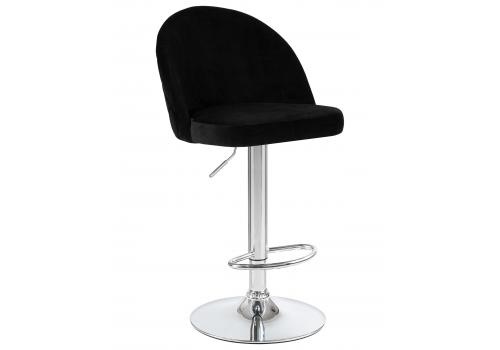  Стул барный DOBRIN MILANA, черный велюр (MJ9-101), фото 1 