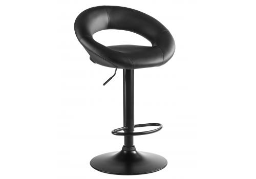  Стул барный DOBRIN MIRA BLACK, чёрный, фото 1 
