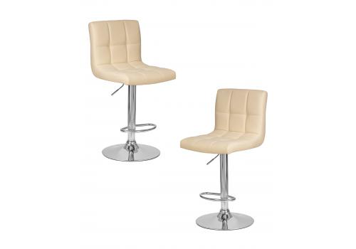  Набор 2 шт Стул барный DOBRIN CANDY, кремовый, фото 1 
