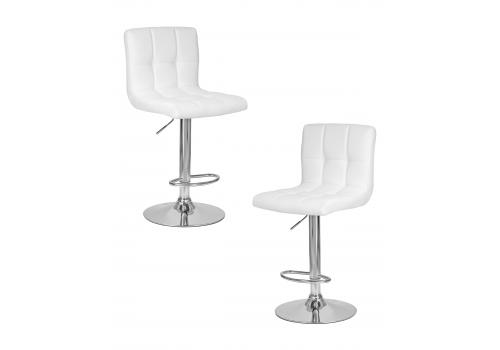  Набор 2 шт Стул барный DOBRIN CANDY, белый, фото 1 