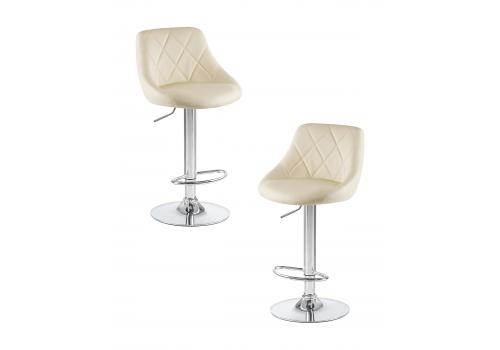  Набор 2 шт Стул барный DOBRIN LOGAN, кремовый, фото 1 