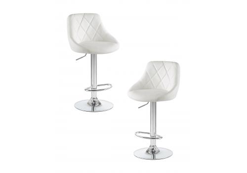  Набор 2 шт Стул барный DOBRIN LOGAN, белый, фото 1 