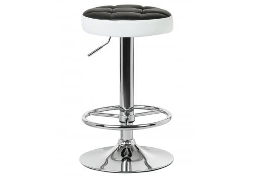  Табурет барный DOBRIN BRUNO, чёрно-белый, фото 1 