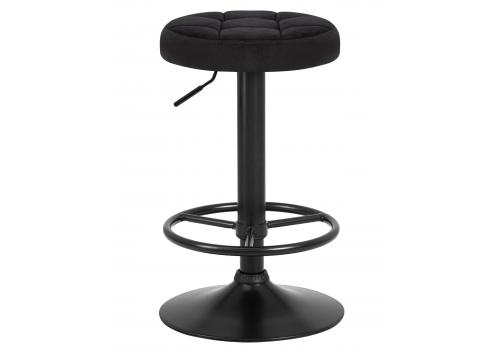  Табурет барный DOBRIN BRUNO BLACK, черный велюр (MJ9-101), фото 1 