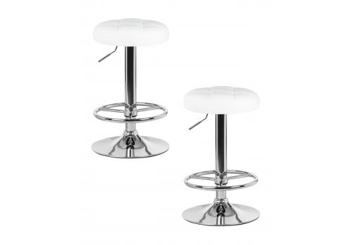  Набор 2 шт Табурет барный DOBRIN BRUNO, белый, фото 1 
