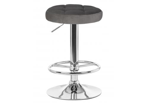  Табурет барный DOBRIN BRUNO, серый велюр (MJ9-75), фото 1 