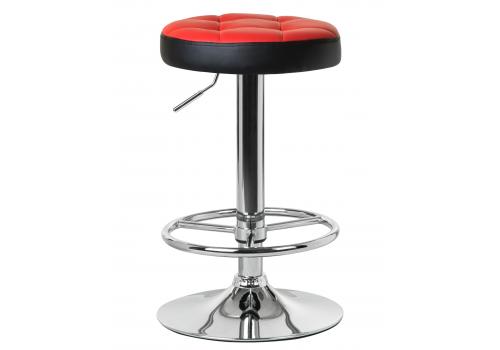  Табурет барный DOBRIN BRUNO, красно-чёрный, фото 1 