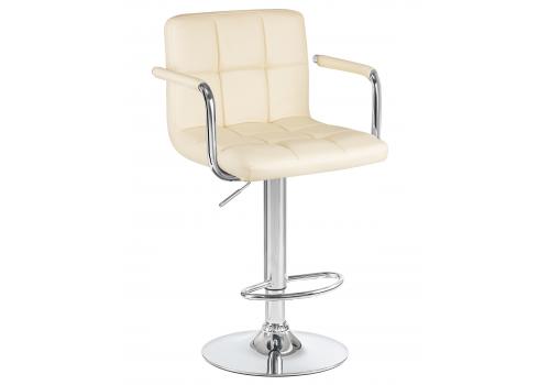  Стул барный DOBRIN KRUGER ARM, кремовый, фото 1 