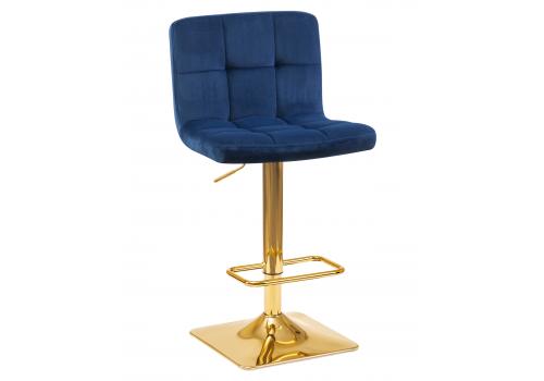  Стул барный DOBRIN GOLDIE, синий велюр (MJ9-117), фото 1 