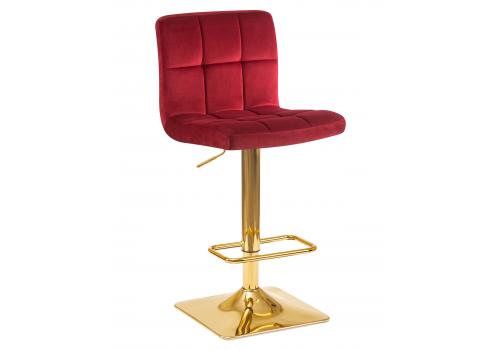  Стул барный DOBRIN GOLDIE, бордовый велюр (MJ9-43), фото 1 