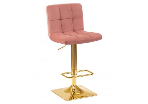  Стул барный DOBRIN GOLDIE, пудрово-розовый велюр (MJ9-32), фото 1 