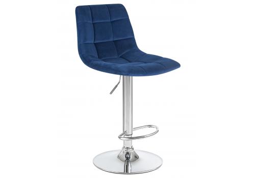  Стул барный DOBRIN TAILOR, синий велюр (MJ9-117), фото 1 