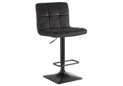  Стул барный DOBRIN DOMINIC, черный велюр (MJ9-101), фото 1 