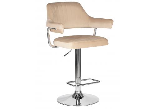  Стул барный DOBRIN CHARLY, бежевый велюр (MJ9-10), фото 1 