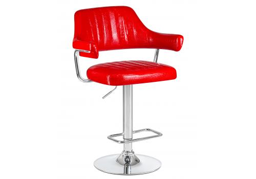  Стул барный DOBRIN CHARLY, красный крокодил, фото 1 