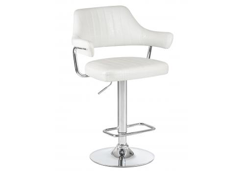  Стул барный DOBRIN CHARLY, белый крокодил, фото 1 