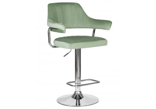  Стул барный DOBRIN CHARLY, пудрово-мятный велюр (MJ9-87), фото 1 