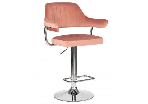  Стул барный DOBRIN CHARLY, пудрово-розовый велюр (MJ9-32), фото 1 