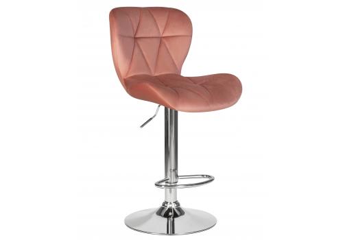  Стул барный DOBRIN BARNY, пудрово-розовый велюр (MJ9-32), фото 1 