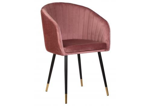  Стул обеденный DOBRIN MARY, бронзово-розовый велюр (1922-17), фото 1 