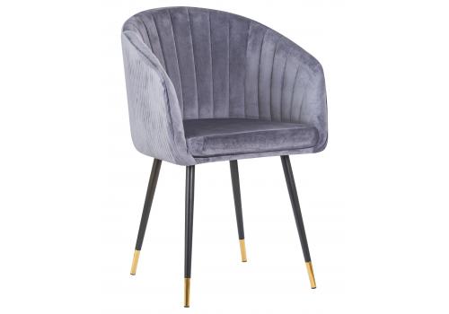  Стул обеденный DOBRIN MARY, серый велюр (1922-19), фото 1 