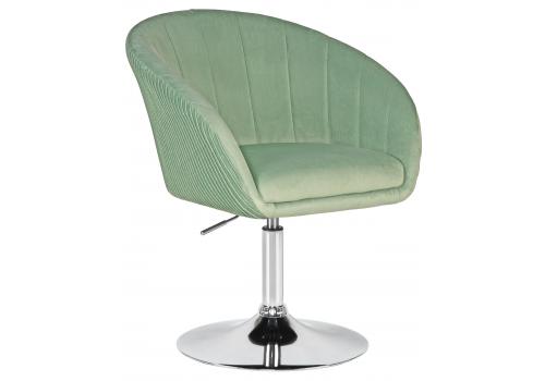  Кресло дизайнерское DOBRIN EDISON, мятный велюр (1922-8), фото 1 