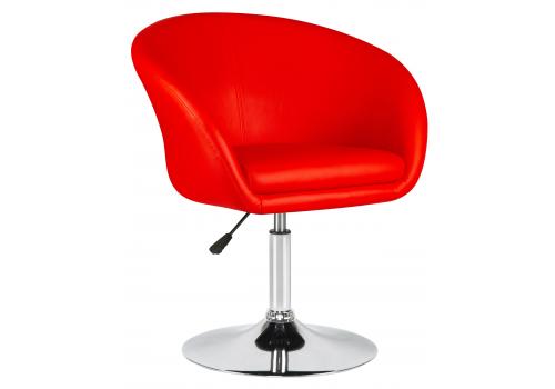  Кресло дизайнерское DOBRIN EDISON, красный, фото 1 