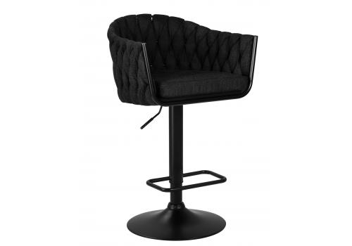  Стул барный DOBRIN LEON, черная ткань (LAR-275-50), фото 1 
