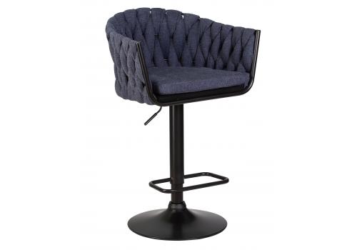  Стул барный DOBRIN LEON, синяя ткань (LAR-275-29), фото 1 