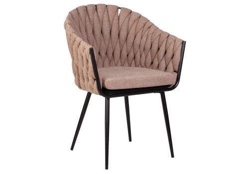  Стул обеденный DOBRIN MATILDA, коричневая ткань (LAR 275-3), фото 1 