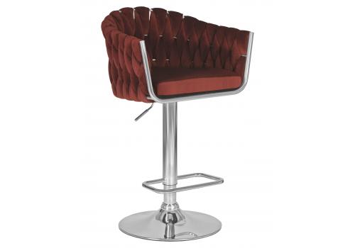  Стул барный DOBRIN MARCEL, винный велюр (MJ9-35), фото 1 