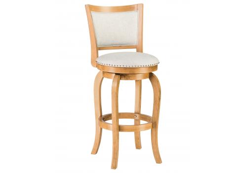  Стул барный DOBRIN VIVIAN BAR, бежевый, дуб, фото 1 